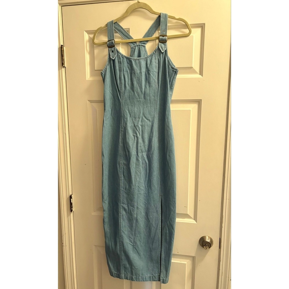 #1T Vintage Denim Jumper Dress size 5/6